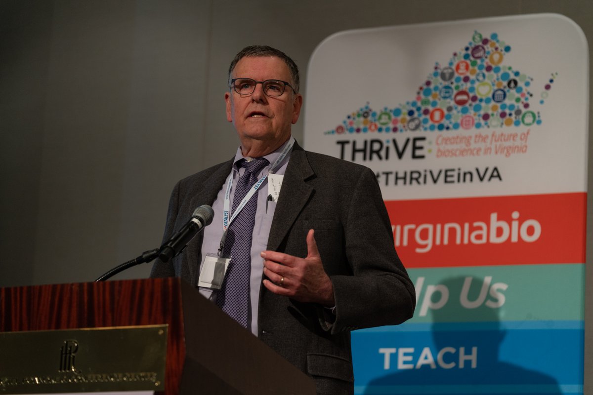 vabio's tweet photo. Thank you to Nancy Agee, CEO of @CarilionClinic, and Dr. Michael Friedlander, Director of @FralinBiomed, for keynoting #THRiVE2022! A fantastic way to close out a great day of networking and learning about the Roanoke region's biotech assets. 
#virginiabio https://t.co/c9DFKzvDeq