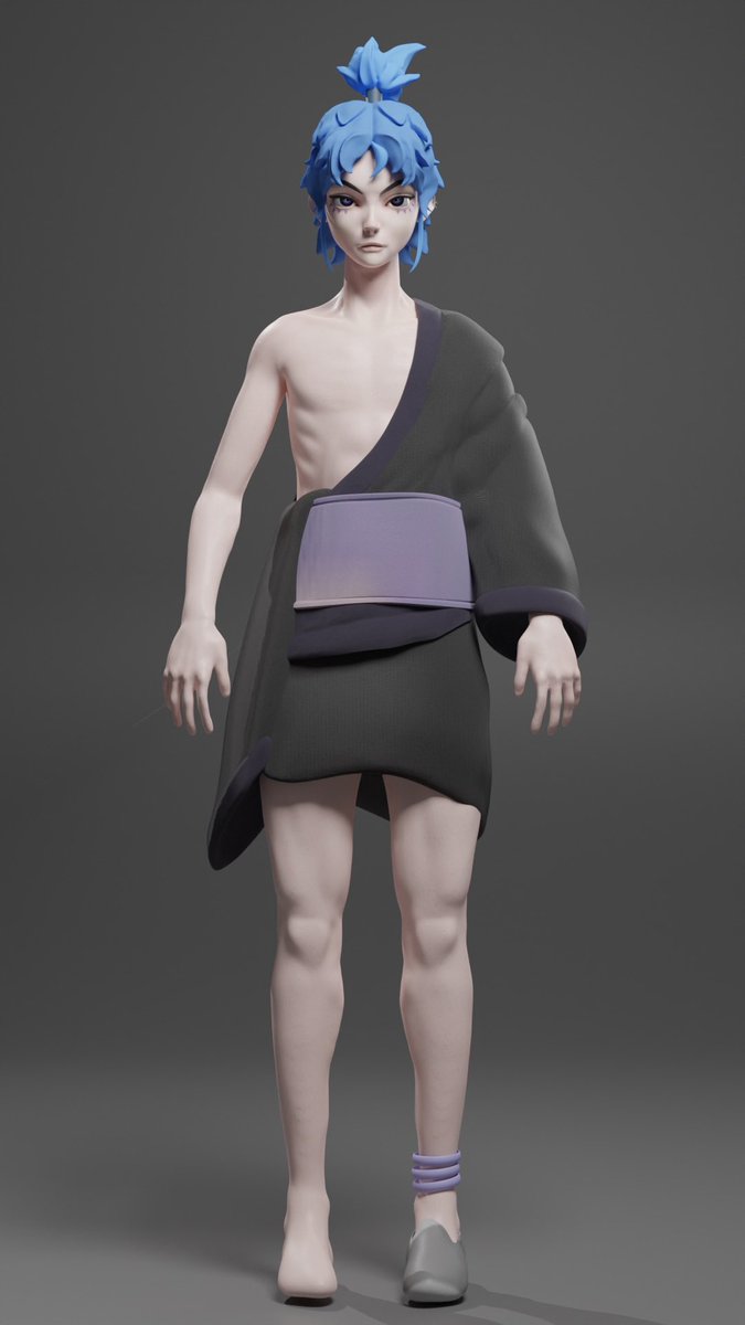 gray_a4's tweet image. First render! Never made it this far in the process. Mainly because I like the sculpting the most. Still a work in progress but happy with how it’s turning out.