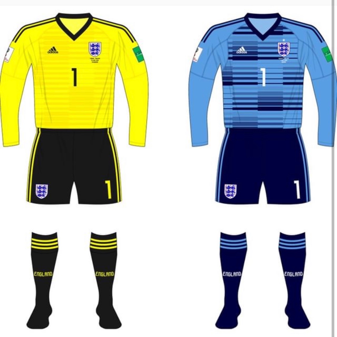 england goalkeeper away kit 2018