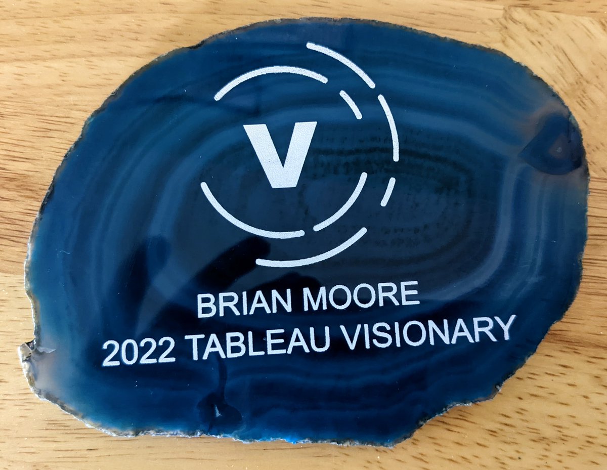 BMooreWasTaken's tweet image. Wow, now it&apos;s official! Thank you so much @tableau! And thank you to everyone in this amazing community!! #TableauVisionaries
