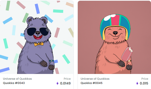 🚨Happy Sunday GIVEAWAY for Quokkas holders coming!
One cool NFT will be given away for one lucky quokka holder already this SUNDAY!😜 

opensea.io/collection/uni…

🚀1024 unique 1/1 hand-drawn quokkas
🚀rising floor, rarities, utility

#NFTCommunity #ArtvisionNFT #openseaNFT