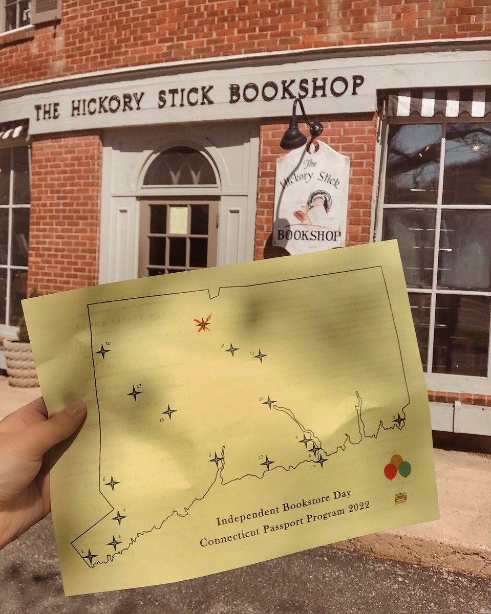 🎉 Celebrate your local indies on #IndependentBookstoreDay (April 30) by participating in the Connecticut Independent Bookstore Day Passport! Visit all 17 participating bookstores over the weekend, win some exciting prizes! More details at hickorystickbookshop.com