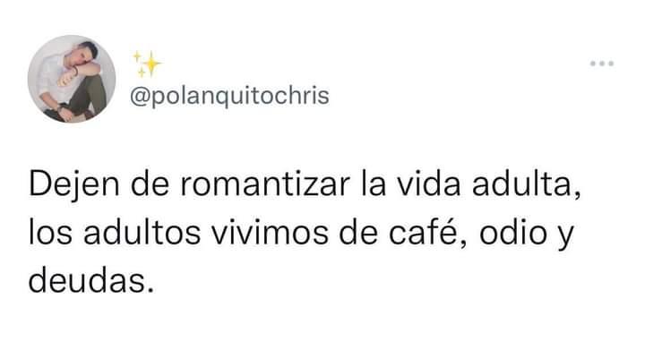 Carkdn's tweet image. Sobre todo deudas!! 😞