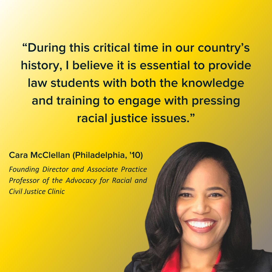 2010 TFA Alumna Cara McClellan was recently named founding Director of the Advocacy for Racial and Civil Justice Clinic at @PennLaw. Congrats, Cara! #AlumniApril #FeatureFriday
ow.ly/4LbB50IVNt1