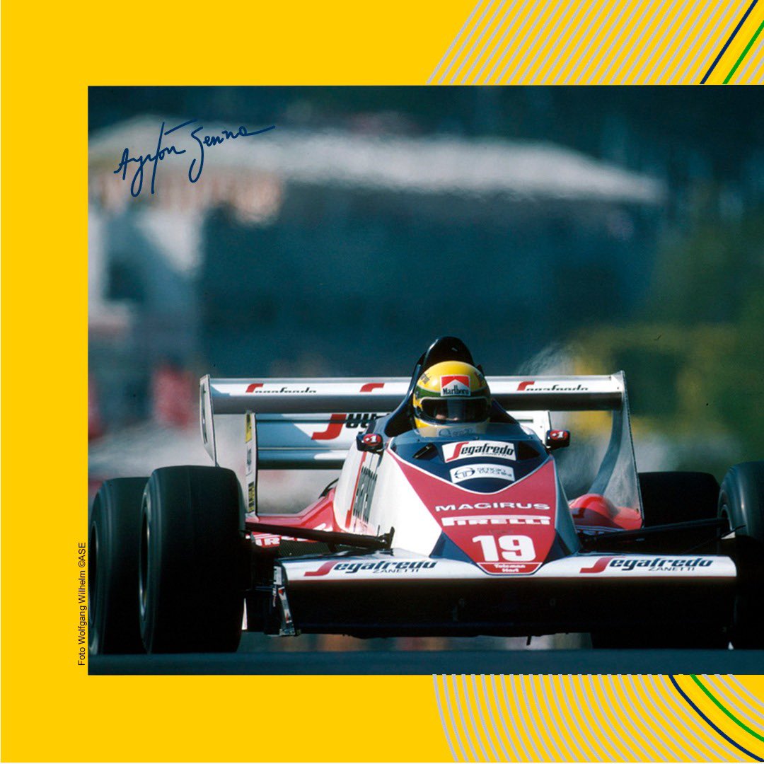 ayrtonsenna's tweet photo. 🇬🇧 38 years ago, Ayrton Senna drove his first F1 race in Belgium, where he won many times at Spa-Francorchamps. However, his first race in Belgium was at Zolder and he secured his second F1 point, with Toleman.

#SennaSempre #MundoSenna https://t.co/xpfCBDfuhi
