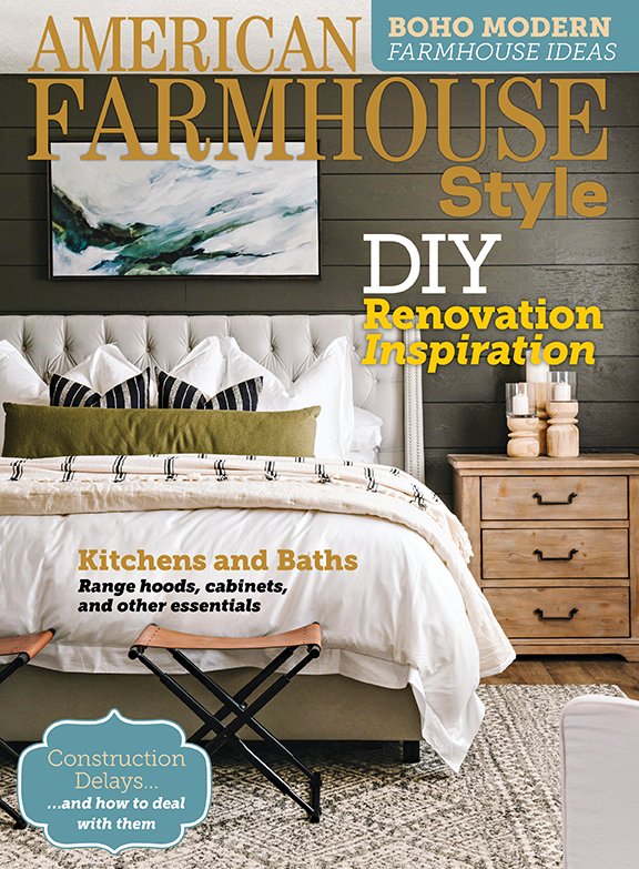 The latest issue is now out to subscribers!
bit.ly/3F32MgU

#AmericanFarmhouseStyle #housetour #renovation #constructiondelays #bohomodern #modernfarmhouse