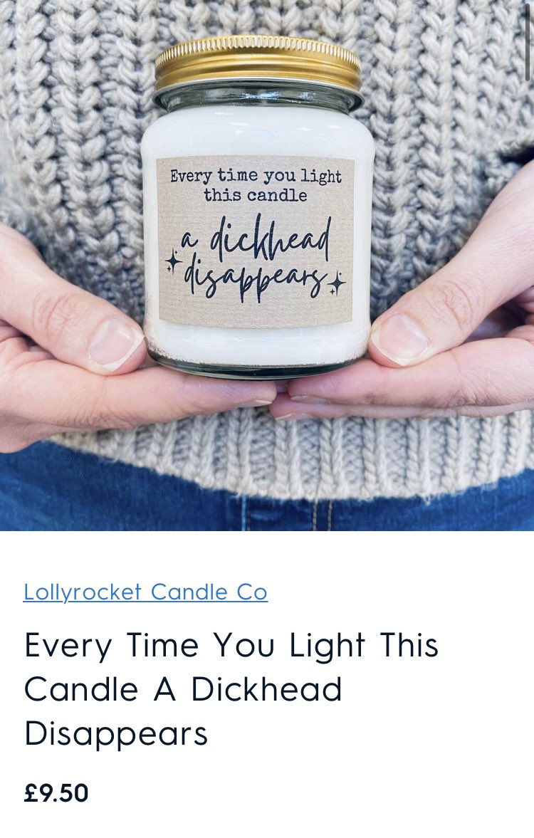 Available on #NotOnTheHighStreet 
Reckon between us, we could make the world a better place. 😂 🙌🏼 🕯