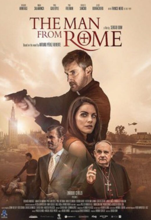 New wonderful poster of the upcoming film #TheManFromRome
(29/April/2022)
starring Mr #RichardArmitage 🧔🏻‍♂️💫🔥😍💙 & Amaia Salamanca
#LaPielDelTambor #ArturoPérezReverte
I just can't wait to see Mr Armitage as the handsome father Quart soon this year at last! 🥰
