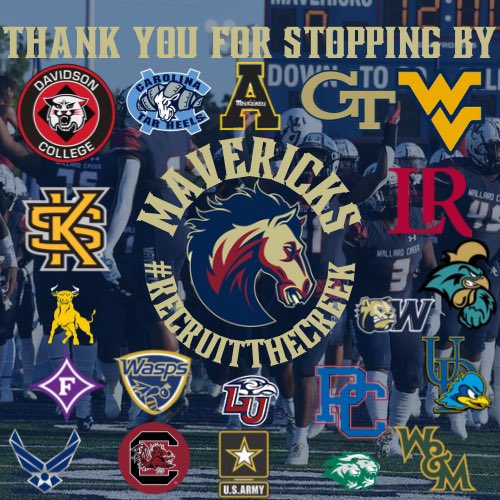Coach Davidyock (@coach_davidyock) on Twitter photo Thank you to all the schools that came by to recruit our players!
#RecruitTheCreek
<a href="/ToCreek/">WELCOME TO THE CREEK (Mallard Creek Football)</a> <a href="/mcmavsathletics/">Mallard Creek Athletics</a> <a href="/CoachKTinsley/">Kennedy Tinsley</a> <a href="/CoachCoiro/">Damon Coiro</a> <a href="/CoachSkis/">Jet Skis</a> <a href="/1CoachE/">eric davidson</a> Thank you to all the schools that came by to recruit our players!
#RecruitTheCreek
<a href="/ToCreek/">WELCOME TO THE CREEK (Mallard Creek Football)</a> <a href="/mcmavsathletics/">Mallard Creek Athletics</a> <a href="/CoachKTinsley/">Kennedy Tinsley</a> <a href="/CoachCoiro/">Damon Coiro</a> <a href="/CoachSkis/">Jet Skis</a> <a href="/1CoachE/">eric davidson</a>