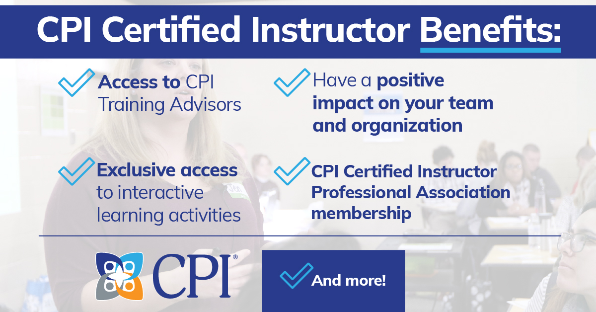 Crisis Prevention Institute on Twitter: quot A CPI Certified Instructor Crisis Prevention Institute on Twitter: quot A CPI Certified Instructor