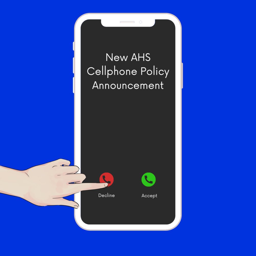 AHS_News's tweet photo. New AHS Cellphone Policy Beginning Monday, May 2,  2022 https://t.co/i7ihUhtjyY https://t.co/El3E2KdUYm