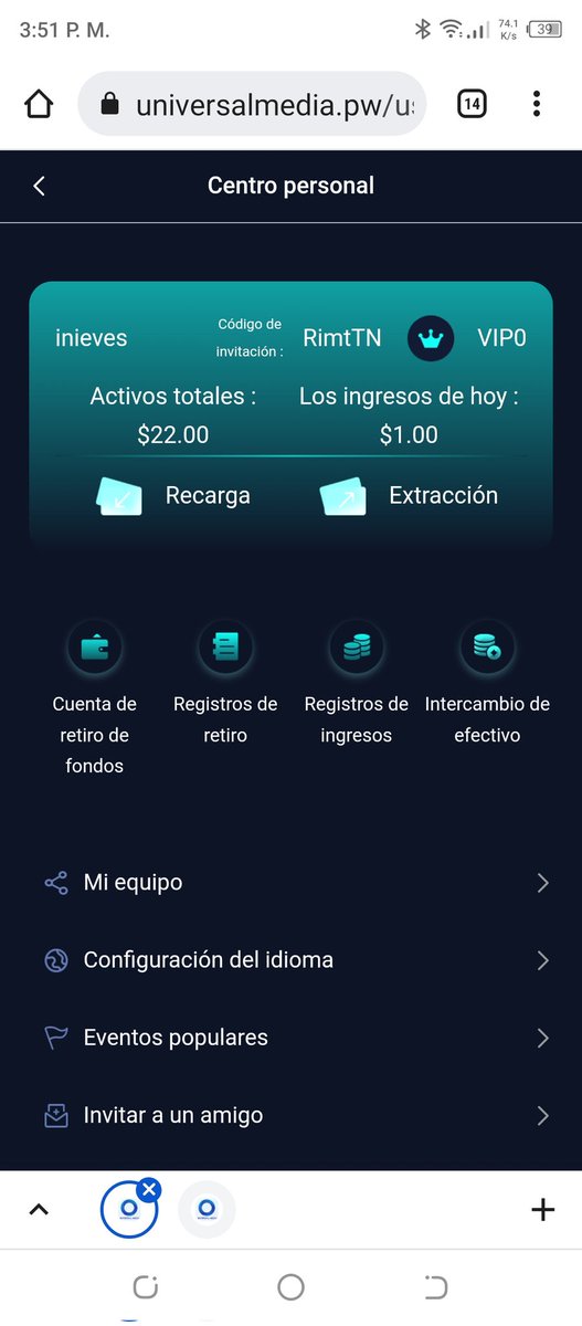 Nieves_15's tweet photo. UNIVERSAL MEDIA trabaja desde tu casa y Gane $5 - $400 por día.
Regístrate gratis VIP0.Los miembros obtienen una cuenta VIP0 por valor de 123 USD
enlace de registro: https://t.co/MwZd9e5hzh https://t.co/bQU6OaMRV6