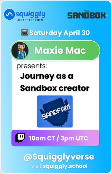 Squigglyverse's tweet photo. This weekend's stream features the return of Maxie Mac!
๐บ Tune in at: https://t.co/DKedewvuGo https://t.co/biANnfXfe3