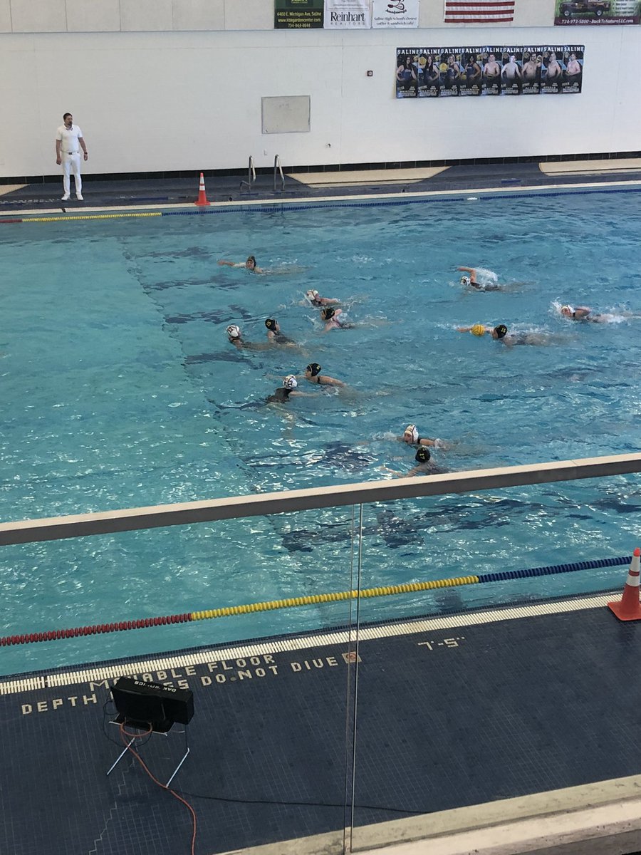 Little Friday afternoon water polo. Go Hornets!