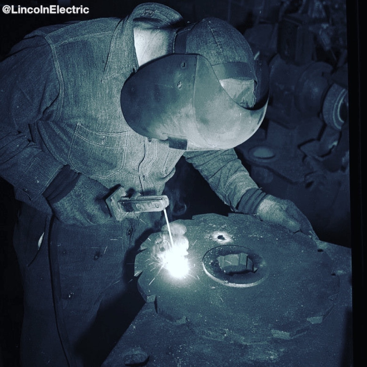 Lincoln Electric on Twitter "Flashback Friday® Filling in blowholes