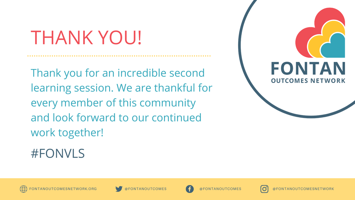 FontanOutcomes's tweet photo. Thank you to our care center teams for your time and participation during today's FON Spring 2022 Virtual Learning Session! It was an incredibly inspiring and energizing day. We look forward to moving our work forward together as one FON community! #FONVLS https://t.co/xrPcCfqsoE