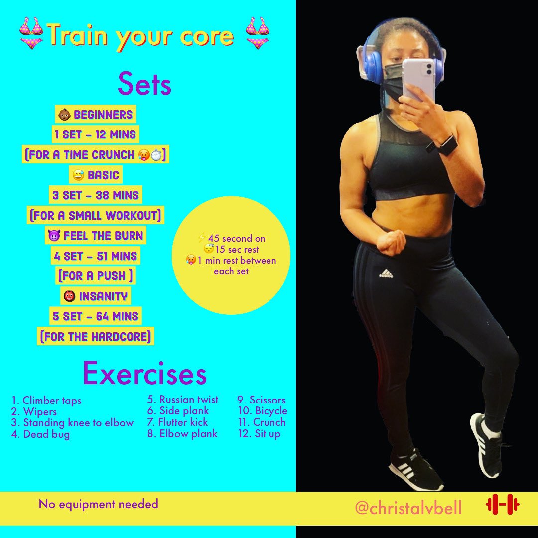 christalvbell's tweet photo. Core Challenge https://t.co/Yshbeyxf39