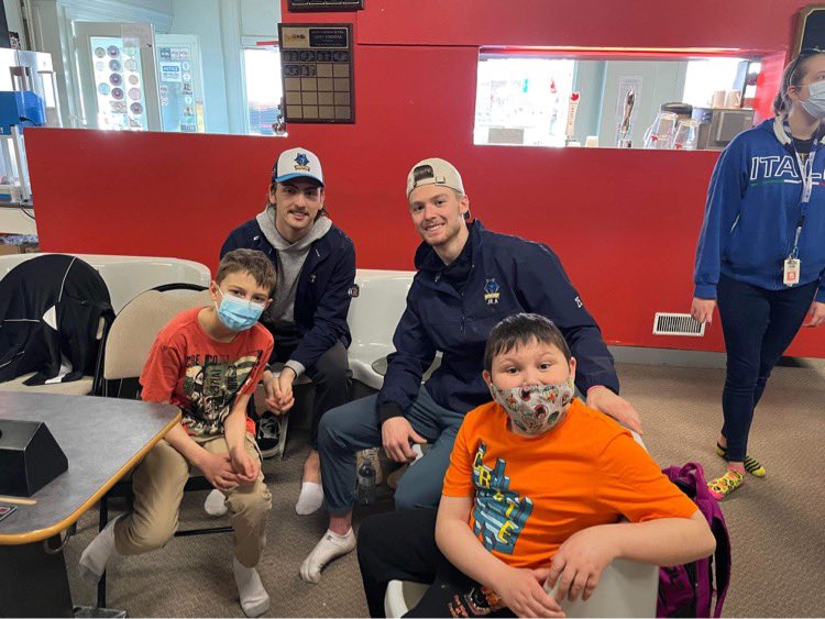 Even on the day of the most important hockey game of the year for all our guys we are still finding ways to be the difference with a local school at our local bowling alley earlier this  afternoon <a href="/TheCCHL/">The CCHL</a>