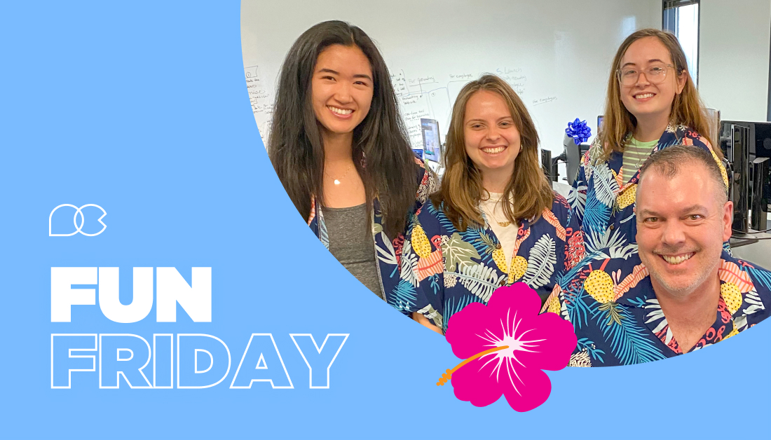 🌺🍍🌴Feeling tropical and looking good! Some of our Dallas designers are rocking their personalized PartnerComm tropical shirts. Wishing you a breezy Friday and wonderful weekend!