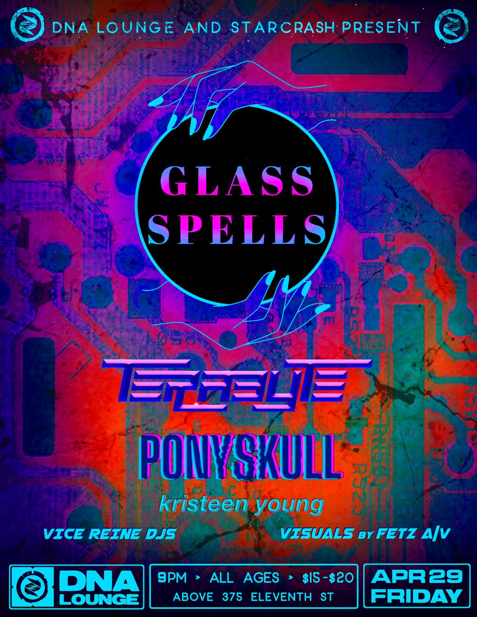 TONIGHT 🔮 DNA LOUNGE 🔮 9PM