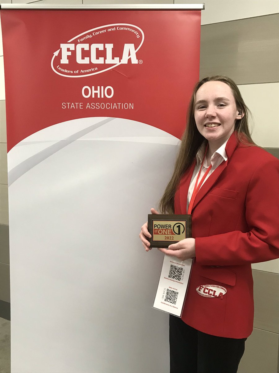 Congratulations to Vanessa Cray, Phoebe Lenke, and Addison Auer for earning their Power of One FCCLA Degrees! <a href="/pentacareerctr/">Penta Career Center</a> <a href="/cschell32/">Schellyeah!</a>