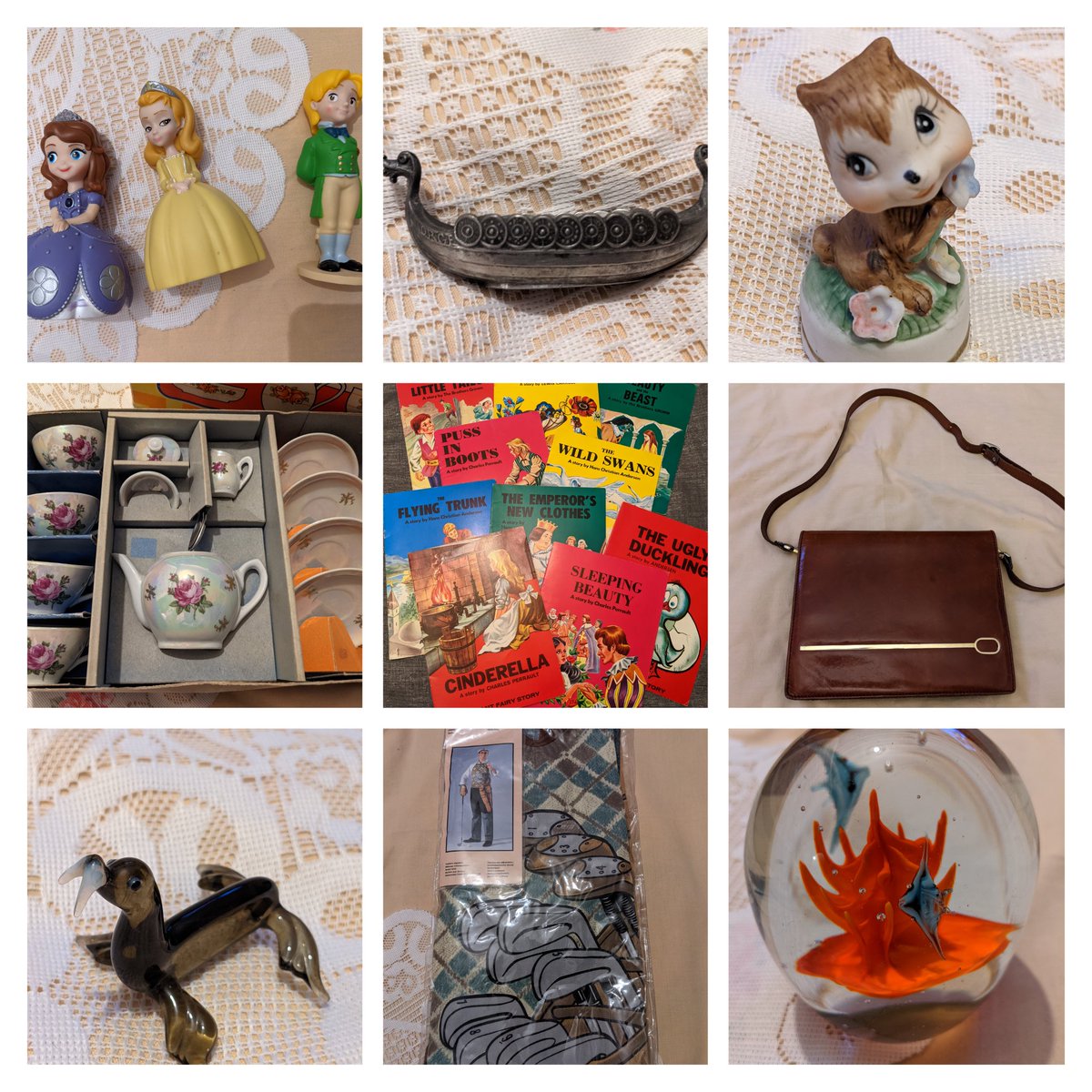 Stocky stock reshuffle

eBay bargains to be had 

Link in bio

#bargains #stockclearing #kitsch #retro #vintage #books #glass #golf #paperweight #princesssofia #italianleather #vikingboat #goodies #teaset #ceramic #childrenstoys #secondhand