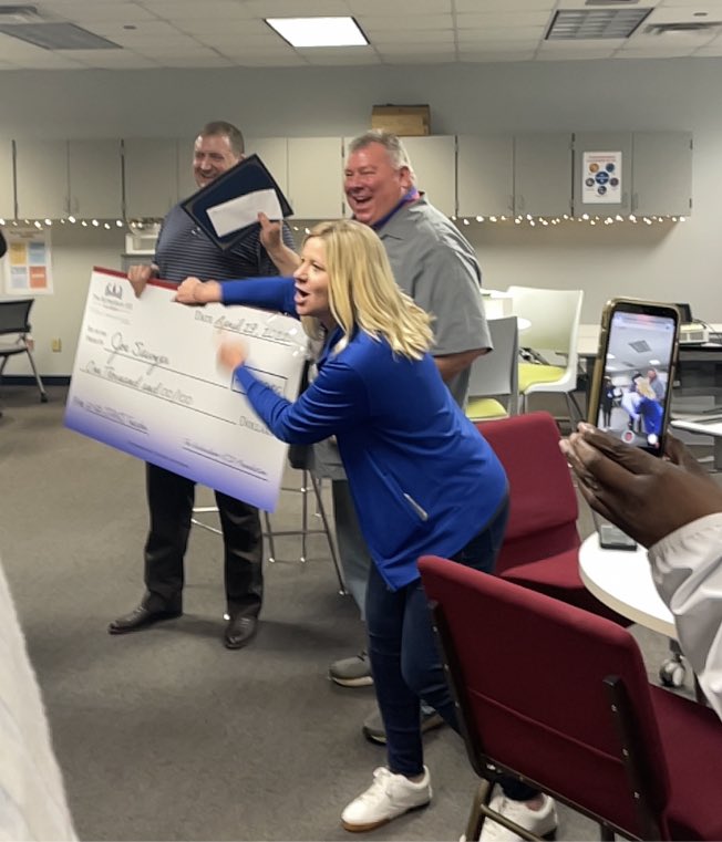 Congratulations, <a href="/Sawyer20Joe/">JoeSawyer20</a> ! You are so deserving of being named a RISD STARS teacher! #PHSConnects <a href="/TheCBreedlove/">Carrie Breedlove</a> <a href="/theSharGunter/">Sharmeadia Gunter</a> <a href="/JJPearceHS/">JJ Pearce High School</a>