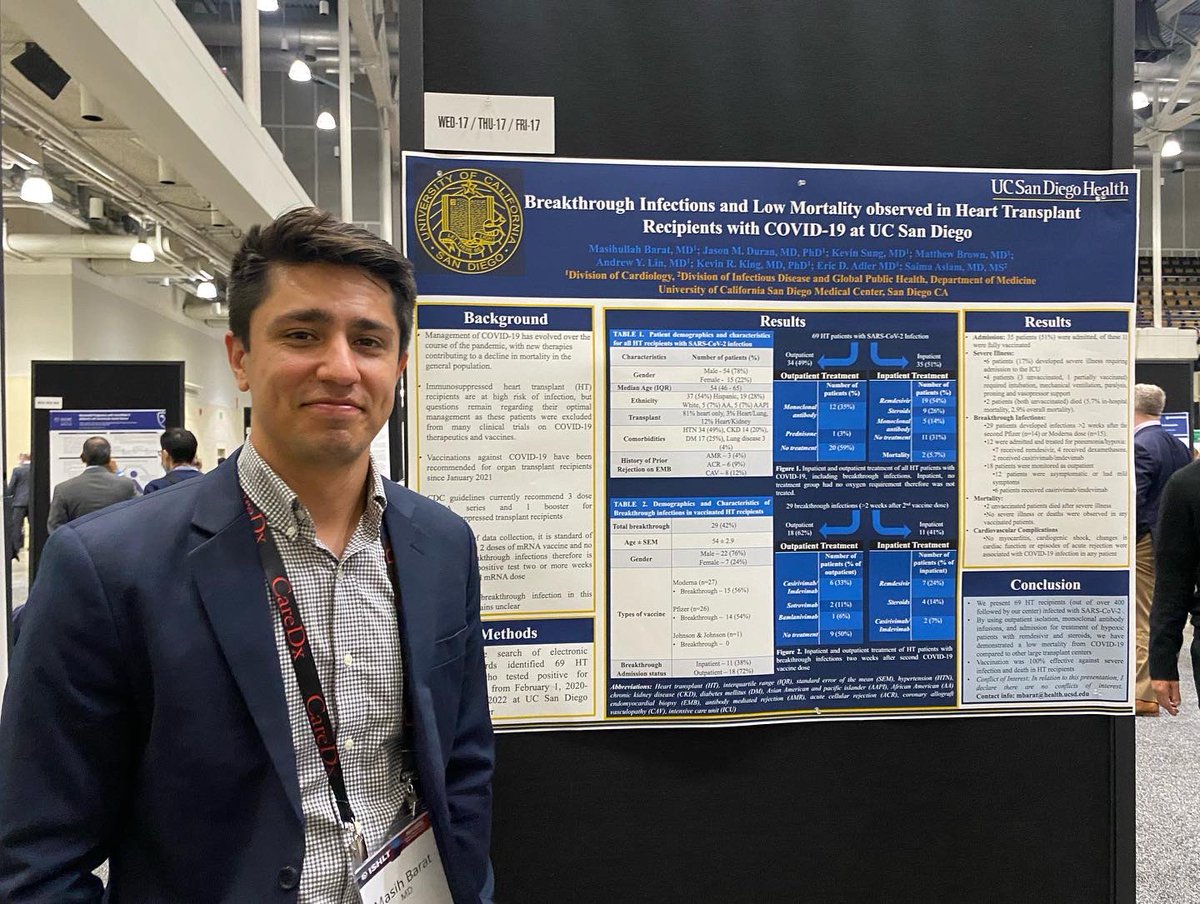 Masih Barat (@masihbarat) on Twitter photo Had a blast at #ISHLT2022 along with <a href="/UCSDCardFellows/">UC San Diego Cardiology Fellows</a> and <a href="/ucsdim/">UCSD Internal Medicine Residency</a> discussing outcomes in amyloid cardiomyopathy post heart transplant and also Covid-19 infection in our OHT patients.
<a href="/EricAdler17/">Eric Adler</a> <a href="/UreyTony/">Marcus Anthony Urey MD</a> <a href="/HowieTranMD/">Howie Tran</a> <a href="/DrewLinMD/">Andrew</a> <a href="/AntoinetteBirs/">Antoinette Birs, MD</a> <a href="/JerryLipinski/">Jerry Lipinski</a> <a href="/QuanBuiMD/">Quan Bui</a> Had a blast at #ISHLT2022 along with <a href="/UCSDCardFellows/">UC San Diego Cardiology Fellows</a> and <a href="/ucsdim/">UCSD Internal Medicine Residency</a> discussing outcomes in amyloid cardiomyopathy post heart transplant and also Covid-19 infection in our OHT patients.
<a href="/EricAdler17/">Eric Adler</a> <a href="/UreyTony/">Marcus Anthony Urey MD</a> <a href="/HowieTranMD/">Howie Tran</a> <a href="/DrewLinMD/">Andrew</a> <a href="/AntoinetteBirs/">Antoinette Birs, MD</a> <a href="/JerryLipinski/">Jerry Lipinski</a> <a href="/QuanBuiMD/">Quan Bui</a>