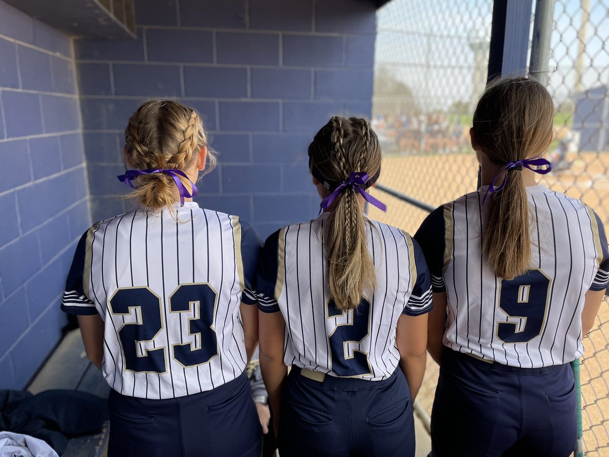 TriWestSoftball's tweet photo. United we stand ... we are heard for each other no matter where we are #MentalHealthMatters #wewearpurple #wearetriwest #wearefamily https://t.co/UHqq2x42p3