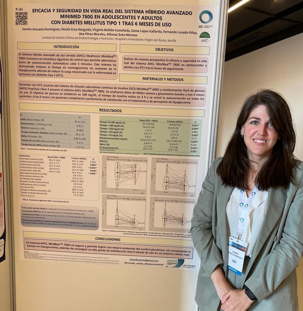 EndocrinoHUVR's tweet image. #SedDiab2022 

Eficacia y seguridad en vida real del sistema híbrido asa cerrada avanzado MiniMed #780G en adolescentes y adultos con #DM1 tras 6 m de uso en @HospitalUVRocio
 
✔️seguro
✔️mejor control sin ⬆️tiempo en hipogluc 
✔️ &amp;gt;satisfacción

@amuedo_sandra @gh_n86 et al