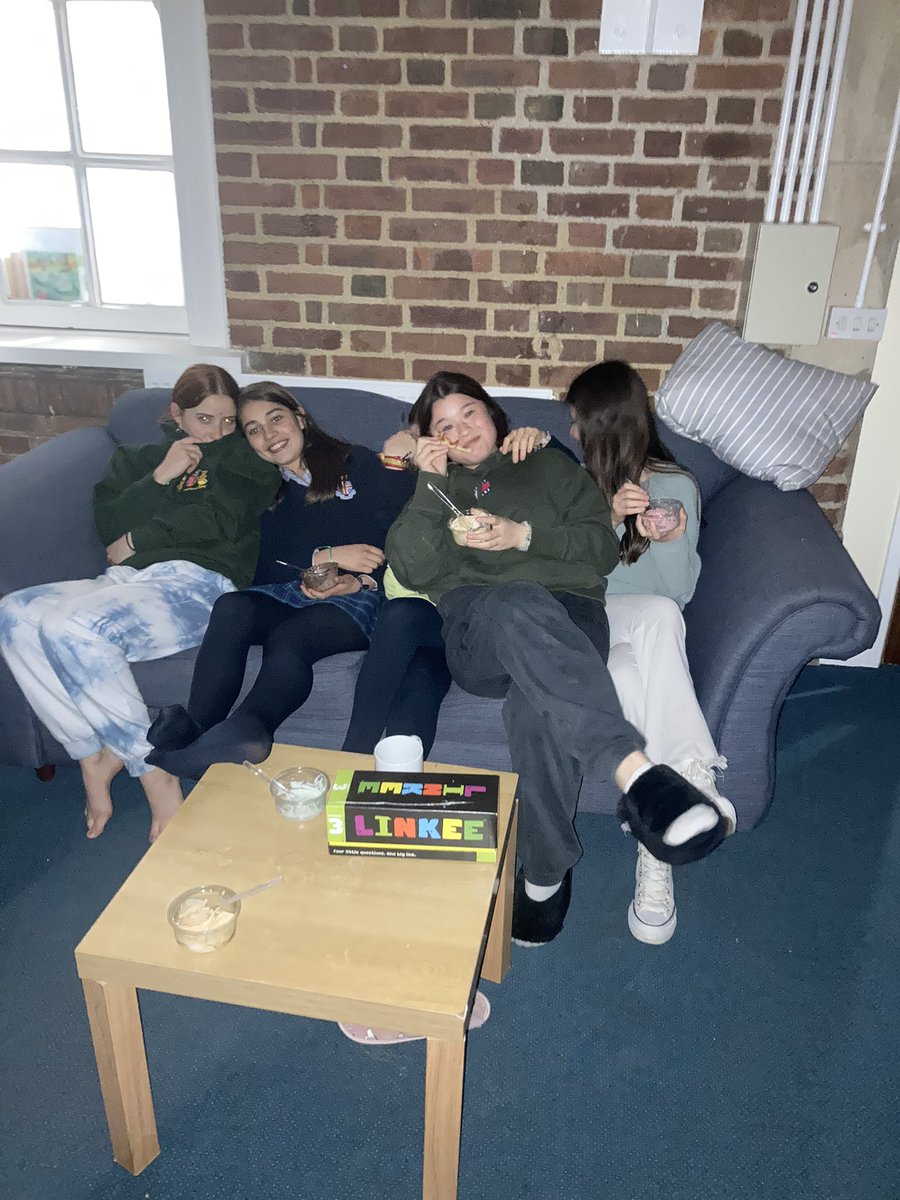 AnsonRHS's tweet photo. Earth Day in Anson. Remembering how to play games and eat and pizza &amp; ice cream in the dark! #partofrhs #rhsmademe @EcoRHS @RHSSuffolk https://t.co/h4qKB16bn1