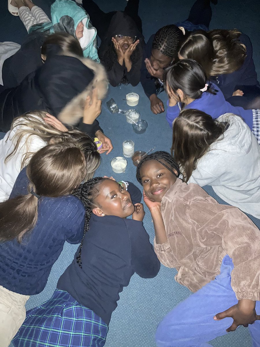AnsonRHS's tweet photo. Earth Day in Anson. Remembering how to play games and eat and pizza &amp; ice cream in the dark! #partofrhs #rhsmademe @EcoRHS @RHSSuffolk https://t.co/h4qKB16bn1