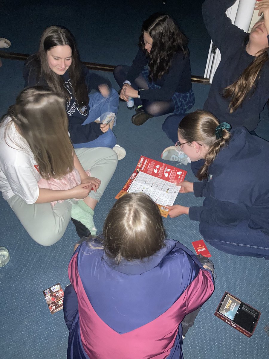AnsonRHS's tweet photo. Earth Day in Anson. Remembering how to play games and eat and pizza &amp; ice cream in the dark! #partofrhs #rhsmademe @EcoRHS @RHSSuffolk https://t.co/h4qKB16bn1
