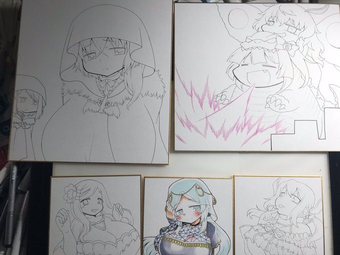 残りの色紙も頑張るぞい 