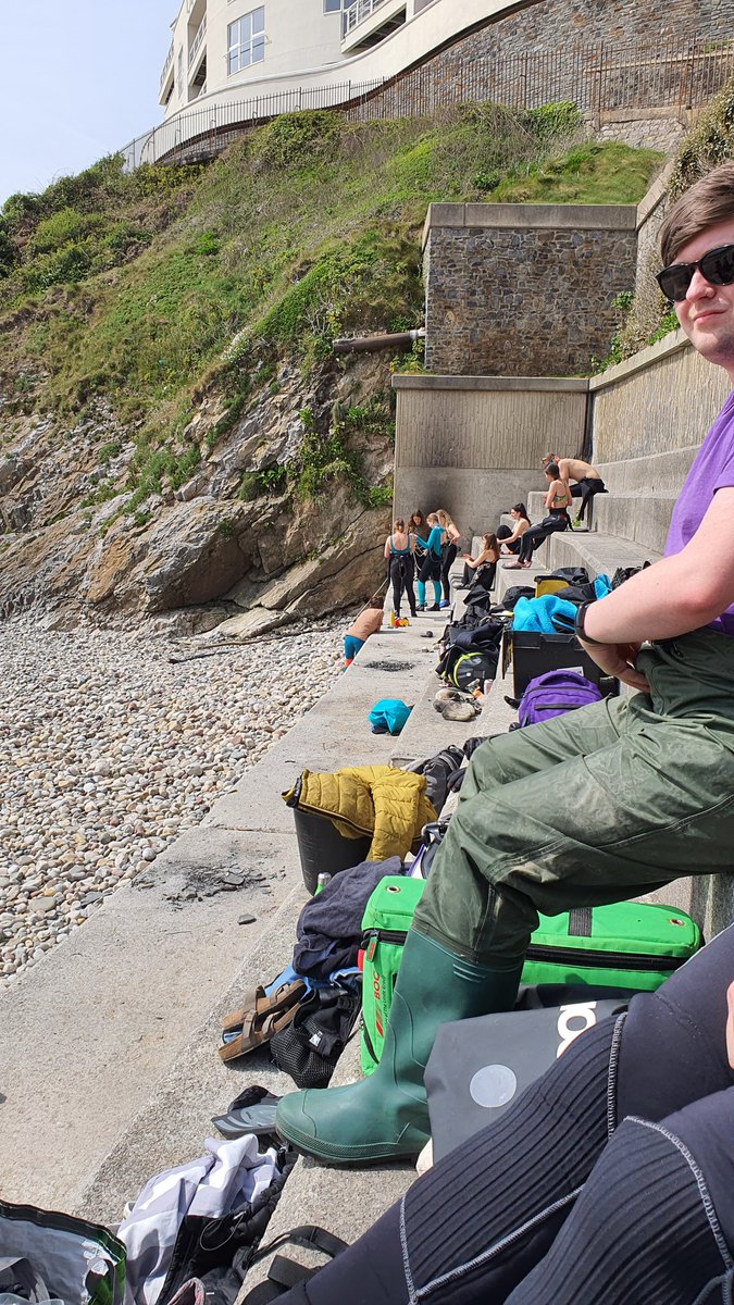 ZosteraR's tweet photo. Well done team @ProjectSeagrass and @SwanseaUni for running a day of safety training on the beach near Swansea - critical preparation for ongoing restoration work. thanks all involved https://t.co/OUGb532WdE