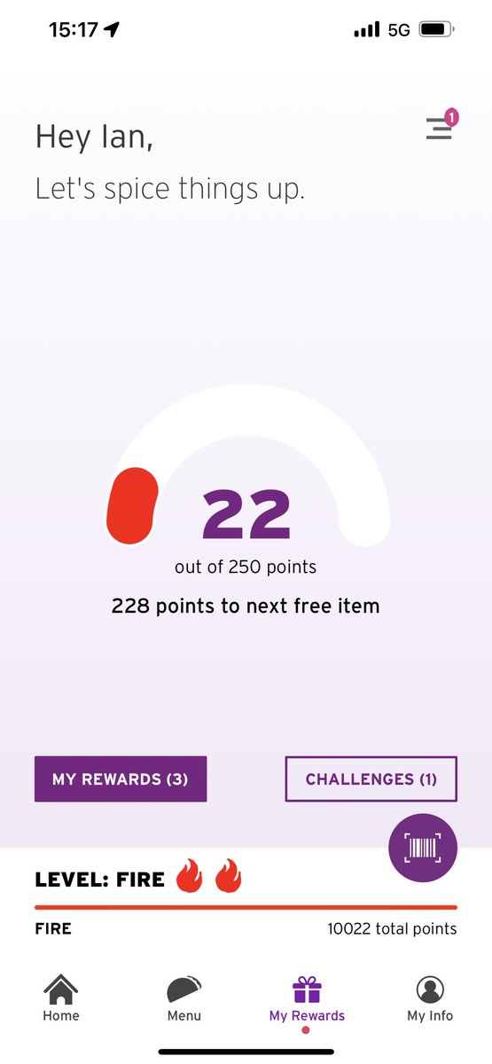 EN_2LAK's tweet photo. Day one of asking @tacobell for a Diablo Reward Level… #10000points https://t.co/fRVnmFm8eB