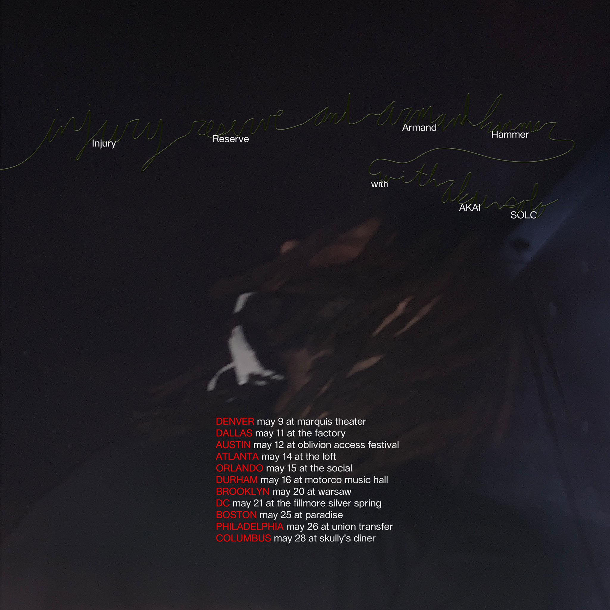 Injury Reserve on Twitter "INJURY RESERVE + ARMAND HAMMER + AKAI SOLO