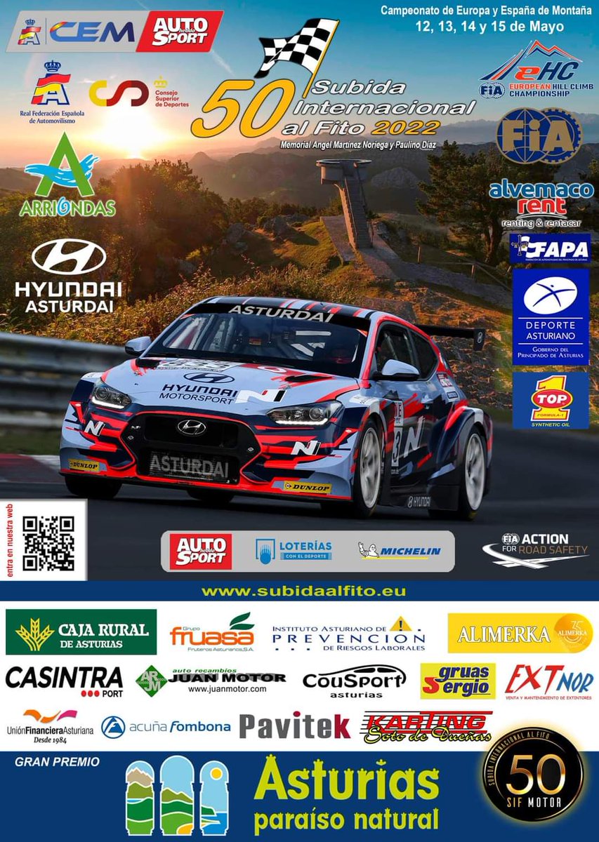 HillClimbLocura's tweet photo. La 50 edición de la Subida Internacional al Fito ya tiene cártel. En apenas dos semanas lo mejor de la Montaña europea tiene una cita en Arriondas. #HillClimb #EHC @SubidaalFito https://t.co/Qe5GENLome