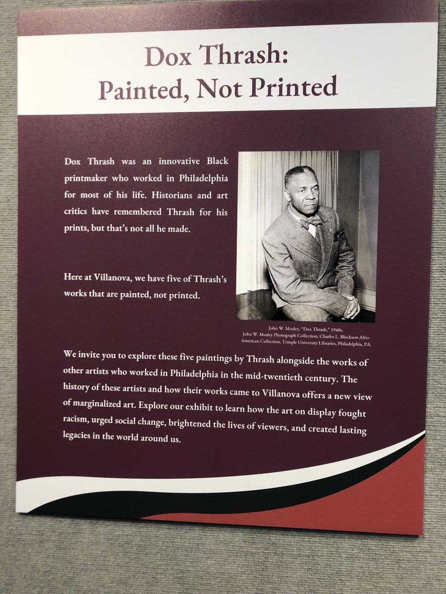 fierrosed's tweet photo. Dox Thrash, “Painted, Not Printed” Dr. Whitney Martinko! #clasvillanova https://t.co/MUEx6vN9r3