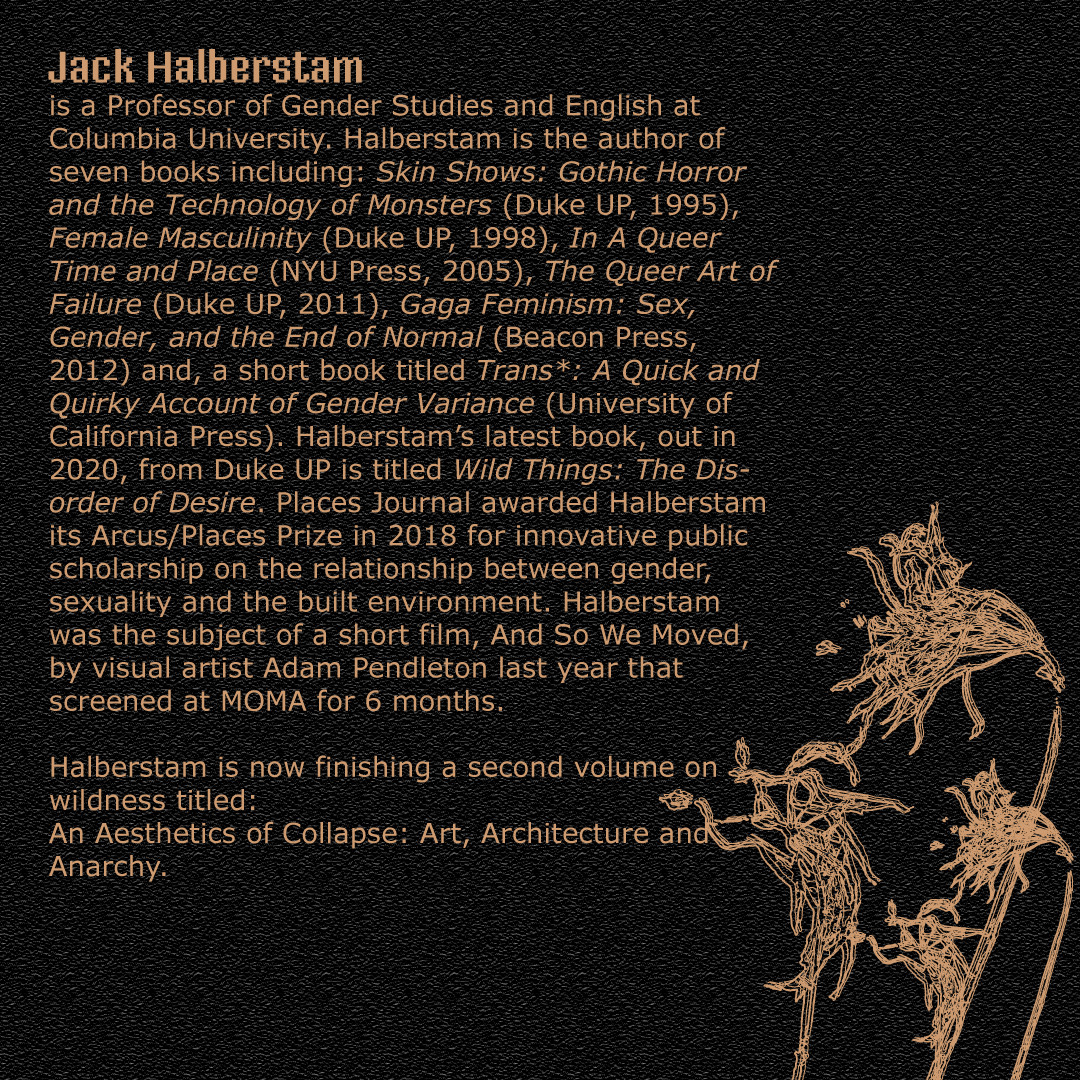 failureconf's tweet photo. Failure: Systems at their Limit is proud to present our keynote speaker for this year’s MA conference, 

✨JACK HALBERSTAM ✨

Tickets to this talk are available now! The link is in our bio! Keep an eye out for more info soon! 🌿 https://t.co/Bq78A4d1WO