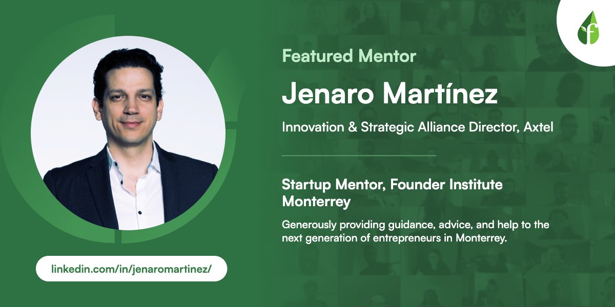 FImonterrey's tweet photo. Mentor of @FImonterrey, @jenarom Innovation &amp; Strategic Alliance Director, @Axtel.

Generously providing guidance, advice, and help to the next generation of entrepreneurs in Monterrey.

#innovation #entrepreneurs #startup https://t.co/fbyHMJDw3A