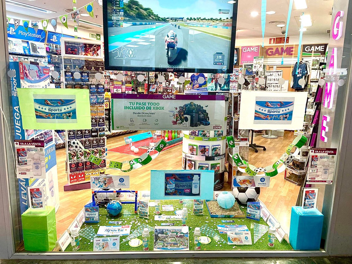 marisitagm88's tweet photo. Y así ha acabado nuestro lanzamiento en la tienda 352-Algeciras Puerta Europa.
Gracias xhabernos acompañado hoy, xhaber participado igual o más q nosotros y xhaber jugado como niños a bolos, fútbol y al Nsw Sports.
#NintendoSwitchSportsGAME 
@VideojuegosGAME 
@NintendoES https://t.co/sn4mHuuXiY