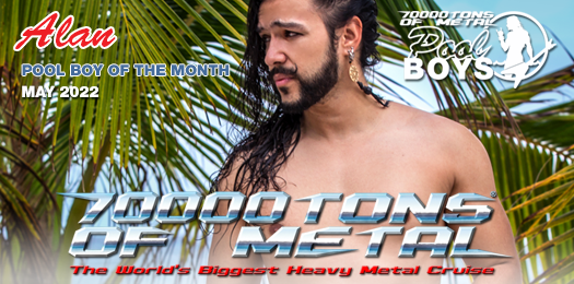 70000tons's tweet photo. Download the May 2022 #70000TONS OF METAL #PoolTeam #PoolGirl #PoolBoy Of The Month wallpaper calendar - https://t.co/Up8zTyHHyy #MetalCruise #MetalChick https://t.co/a0fMoM9vqx