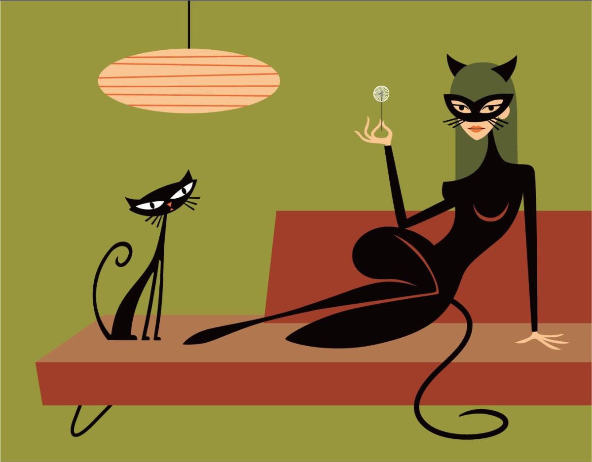 GioLovesYou's tweet photo. #Shag put me in his latest art prints for sale! 😻 

Own a vintage #MCM carved wooden #catstatue, a Kit-Kat clock, + a hall of vintage #bigeye cats. @TheShagStorePS 

(Already created Tiffany’s art with…cats!) 
#Cat #Cats #Catwoman #CatLove #BlackCat #OutreGallery #KitCatClock https://t.co/EfD1mANZyM