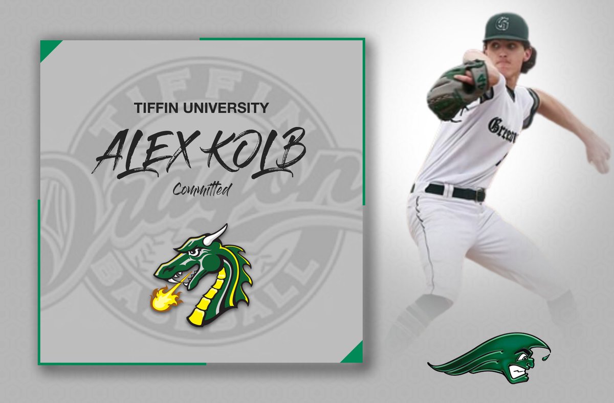 GreenWave_AD's tweet photo. Congratulations @akolb21 on committing to @tiffinathletics to continue playing Baseball. 

@TiffinU

#gowave https://t.co/abjGxSNnx7