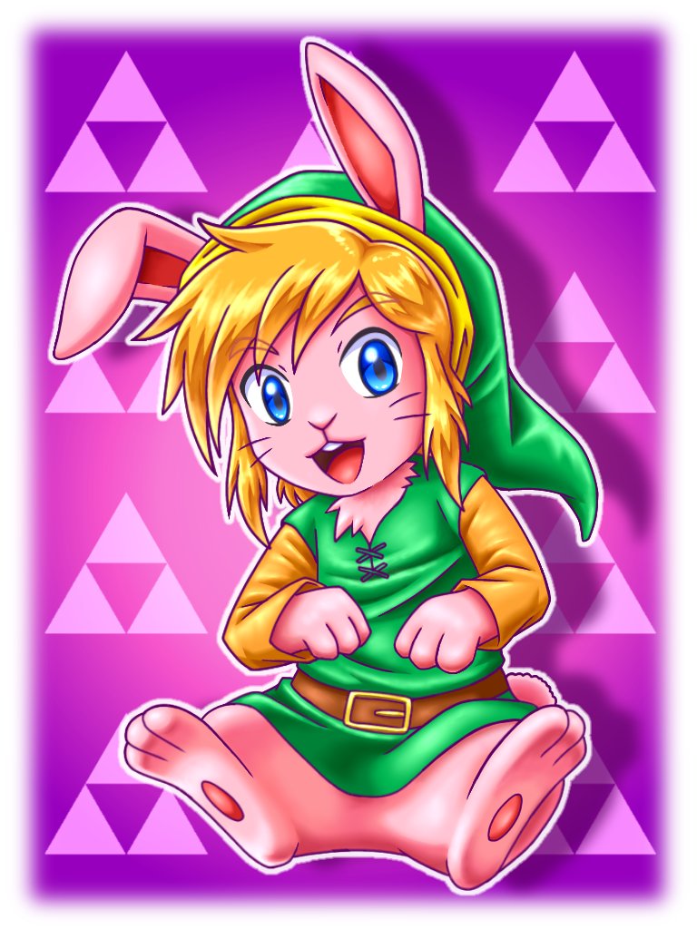 ゼルダの伝説 #神々のトライフォース うさぎリンク🐰（闇の世界の姿