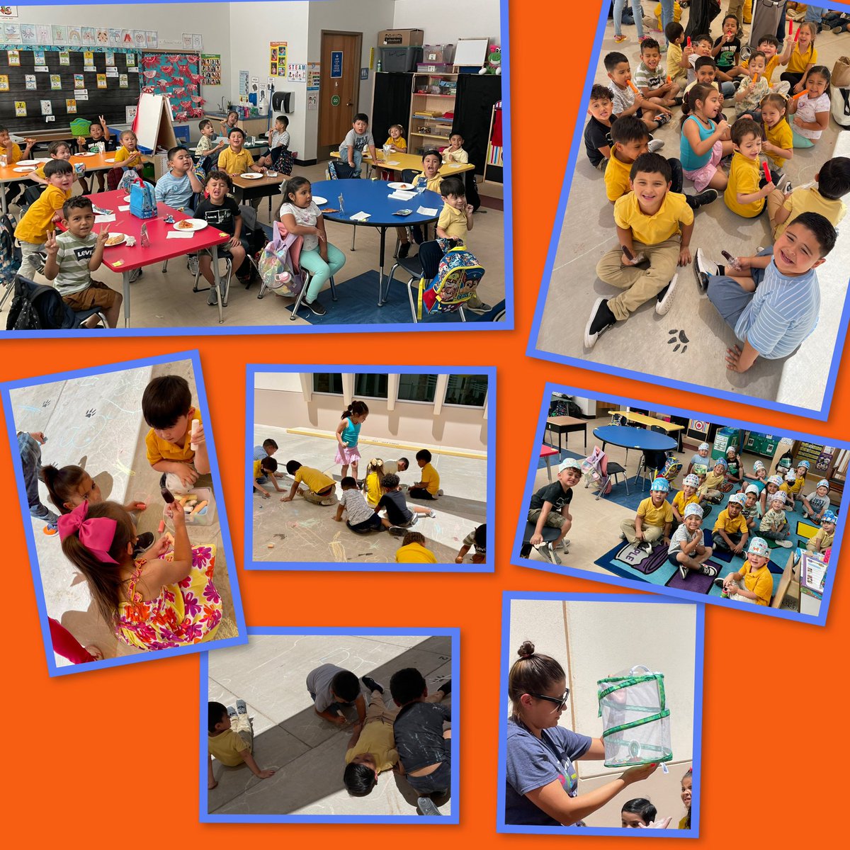 EMIRANDA_BES's tweet photo. Celebrating Día de Los Niños 🥳 at JPB. Our Prek Coyotes had so much fun 🤩. PE stations, pizza, popsicles, chalk, they got to observe a butterfly 🦋 release and they made piñatas 🪅. Thank you! @CoachGonza_BES  @orivera_BES  @Cgarcia_BES @Butler_ES @AEscobar_BES @APFigueroa_BES https://t.co/4UujOz1ZuW