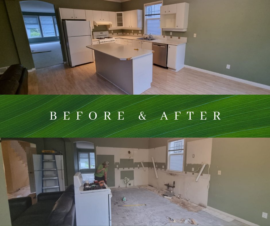 Spring is in the air, and our guys took cleaning a little too far!  It's not very often you gut your kitchen because it's April.  
.
.
.
#demolition #coquitlamdemolition #asbestos #asbestosabatement #demo #vancouverdemo #asbestosvancouver #ethicalwaste #ethicalwasteservices