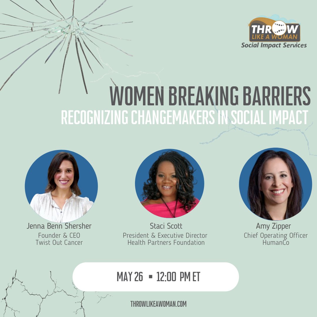 Throw Like a Woman, LLC (@throwlikeawoman) on Twitter photo join us May 26! Register now! bit.ly/3OO0Jlq join us May 26! Register now! bit.ly/3OO0Jlq