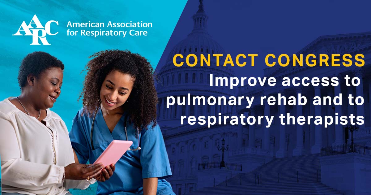 aarc_tweets's tweet image. Virtual pulmonary rehab services allow RTs to observe exercise in a patient’s home to help meet their needs and ensure patient adherence. Ask Congress to make permanent virtual cardiac and pulmonary rehab services! p2a.co/emuAZaq #keepPRvirtual #virtualPRbyRTs #aarclobby
